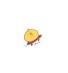 黄色いやつ。（個別スタンプ：17）