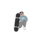スケボーboy（個別スタンプ：1）