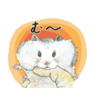 ハムスターまりものもふもふスタンプ！（個別スタンプ：34）