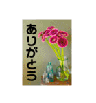 おしゃれ花の写真③（個別スタンプ：10）