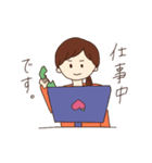 はたらくKちゃんのすたんぷ（個別スタンプ：8）