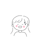 優しいおんなのこ（個別スタンプ：6）