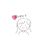 優しいおんなのこ（個別スタンプ：9）