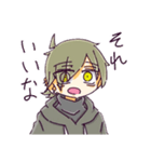 ぱーかー男子（個別スタンプ：2）