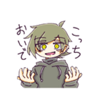 ぱーかー男子（個別スタンプ：10）
