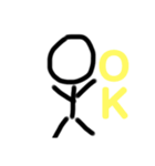 棒人間くんシリーズ1（個別スタンプ：1）