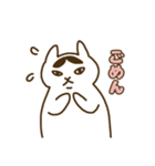 目つきの悪い太ったネコ（個別スタンプ：10）
