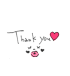 あいさつときももち／Greetings ＆ Feelings（個別スタンプ：1）
