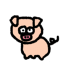 ゆるゆるどーぶつ（個別スタンプ：8）