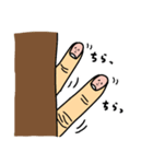 ゆびさんの使いやすいスタンプ（個別スタンプ：14）