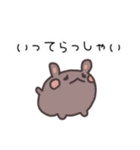 黒白うさこ（個別スタンプ：13）