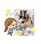 三毛猫モアナ4（個別スタンプ：1）