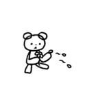 私の友達クマさん (韓国語)（個別スタンプ：33）