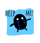 えみちゃんスタンプ黒いやつら（個別スタンプ：17）