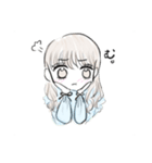 くまちゃんとおんなのこのスタンプ2（個別スタンプ：3）