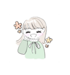くまちゃんとおんなのこのスタンプ2（個別スタンプ：7）