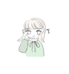 くまちゃんとおんなのこのスタンプ2（個別スタンプ：14）