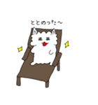 サウナに行きたいポメラニアン（個別スタンプ：10）