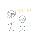 soneさんとueskさん（個別スタンプ：3）