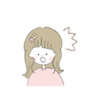 ほんわか、ゆるかわの女の子スタンプ（個別スタンプ：8）