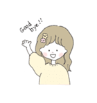 ほんわか、ゆるかわの女の子スタンプ（個別スタンプ：22）