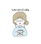 ほんわか、ゆるかわの女の子スタンプ（個別スタンプ：27）