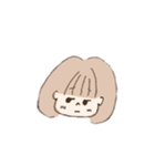 ボブ女子のスタンプ（個別スタンプ：5）