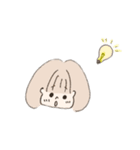 ボブ女子のスタンプ（個別スタンプ：7）