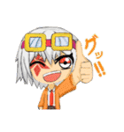 ミニキャラスタンプ 和 vol.1（個別スタンプ：5）