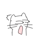 使いやすいしろねこちゃん（個別スタンプ：28）