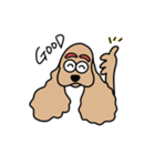 愛しのコッカーさん。（個別スタンプ：2）