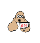 愛しのコッカーさん。（個別スタンプ：4）