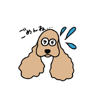 愛しのコッカーさん。（個別スタンプ：7）