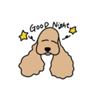 愛しのコッカーさん。（個別スタンプ：9）