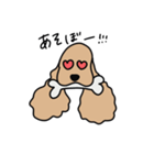 愛しのコッカーさん。（個別スタンプ：11）