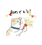 犬のジェットくん（個別スタンプ：3）