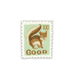 切手のスタンプ（個別スタンプ：12）