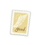 切手のスタンプ（個別スタンプ：14）