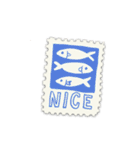 切手のスタンプ（個別スタンプ：17）