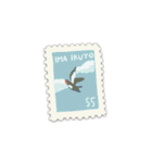 切手のスタンプ（個別スタンプ：21）