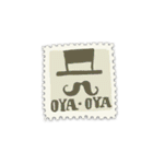 切手のスタンプ（個別スタンプ：34）