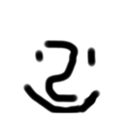 数字の顔（個別スタンプ：2）