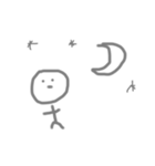 つまんねえ人間（個別スタンプ：3）