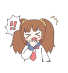 ツインテちゃん（八重歯）（個別スタンプ：21）
