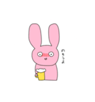 使えるうさちゃん_mayoko（個別スタンプ：4）