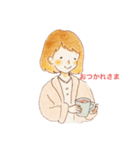 色鉛筆のほんわかスタンプ（個別スタンプ：6）