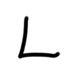 LINEを大きな文字で（個別スタンプ：12）