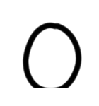 LINEを大きな文字で（個別スタンプ：36）
