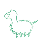 なんとも言えない動物顔スタンプ（個別スタンプ：2）