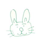 なんとも言えない動物顔スタンプ（個別スタンプ：4）